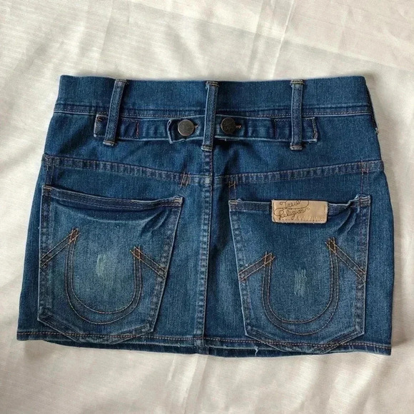 TRUE RELIGION Denim Mini Skirt - Picture 8 of 9